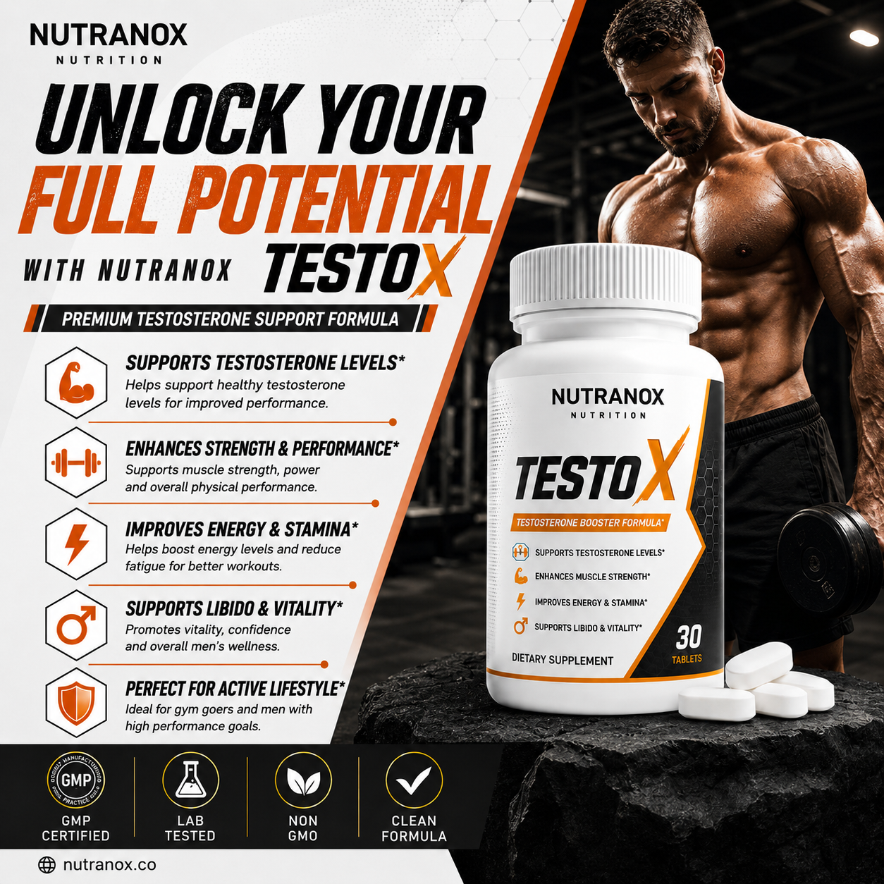 TestoX Advanced Testosterone Support Formula